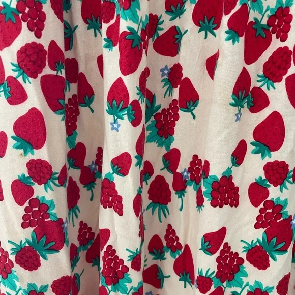 Betsey Johnson Pink and Red Floral Maxi Dress - Picture 3 of 3